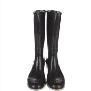 Chanel CC Rain Boot size 39